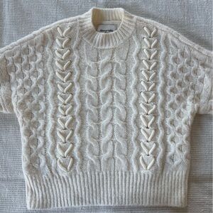 Cozy white Abercrombie sweater.